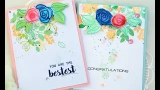 Create a SEAMLESS Focal Point (with Altenew Stamps & Dies)