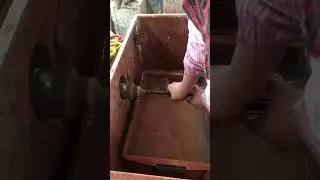 How to polish the crystal column hole