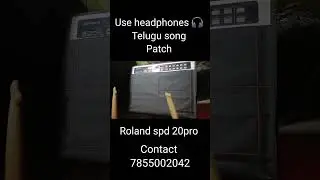 Telugu Song Patch SPD 20pro short video 🥁