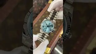 Rolex Day-Date Platinum 40mm 228236 Ice-Blue Roman Dial