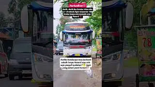 lebih tepat sein atau Hazard saat mau berhenti?🤔#bus #sumberalam #busmania #transportation