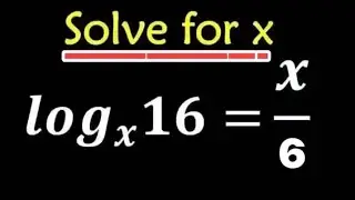 Logarithms || Solving the Mysterious Equation