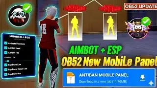 Ob52 Update 🎯 Free Fire Max Panel Injector Hack ✅ Rank Working Auto Headshot Panel Injector