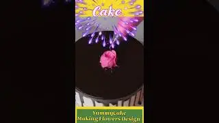 making Cake Flowers #yummycake #streetfood #viralshorts #cake #yummycake
