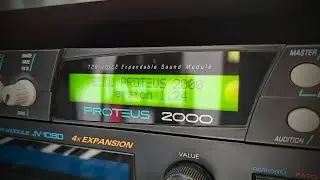 Exploring the E-MU Proteus 2000 Live! Insane synth from 1999