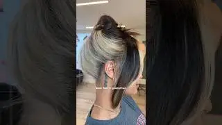 Two toned hair | Gemini Narcissa Malfoy Blonde & Brown Hair Colour Inspo Trending Hair Colour #hair