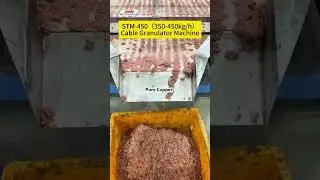 350-450kg/h Copper Cable Granulator Recycling Machine