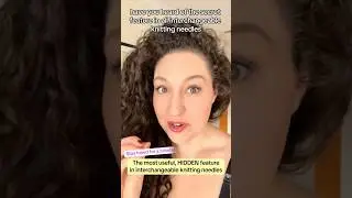 Вот лайфхак со сменными спицами, который меняет правила игры! #урокивязания #вязание