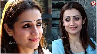 Actress Trisha Visits Tirumala Tirupati Temple | Actress Trisha Latest Video | V6Ent