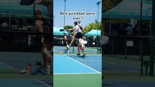 One of my best pickleball points 😂 #pickleball #doubles #graysongoldin #funny