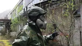 SANDRIK urbex in hazmat suits (part 1/2 with subtitles)