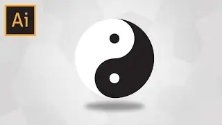 How To Draw A Yin And Yang / Taiji Tu Symbol In Adobe Illustrator