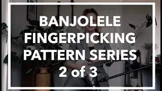 Banjolele tutorial - moderate fingerpicking pattern