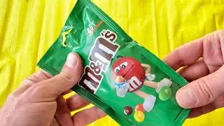 UNPACKING 🤩 SALTY M&M's BROWN CHOCOLATE CANDY ASMR 😍 Satisfying Video