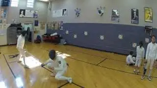 Amarillo Competitive Fencing Association salle quad view
