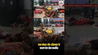Kanpur: घना कोहरा और शीतलहर के कारण रेल सेवा प्रभावित | #coldwave #winter #winterinMoradabad