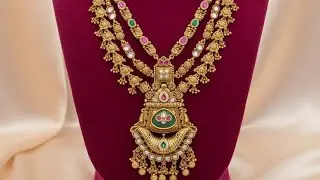 Beautiful matte finish jewellery brass heritage raniset #trending #jewellery #viral #shorts 