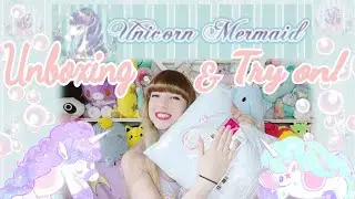 UNICORN MERMAID UNBOXING AND TRY ON!