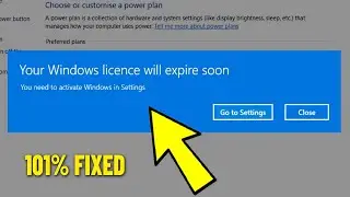 Решено : Срок действия вашей лицензии Windows истекает в Windows 11/10 | license Will expire soon ✅
