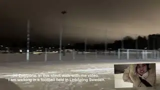 ASMR Silent Night Walk in Snowy Sweden ❄️ Peaceful Winter Ambience (No Talking)