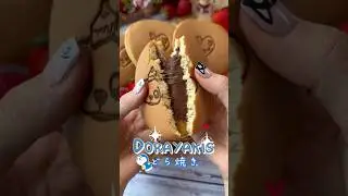 Dorayakis con chocolate 💖 #recetas #recetasfaciles