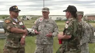 SDNG Helicopter blessed by Lakota Nation