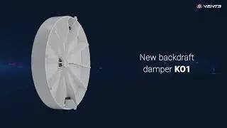 Vents backdraft damper K01