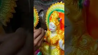 Divine Maa Saraswati Painting ✨🙏 | Emotional Murti Art Transformation 🎨