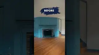 Wallingford Living Room Fireplace Transformation | Groovy Hues Philadelphia
