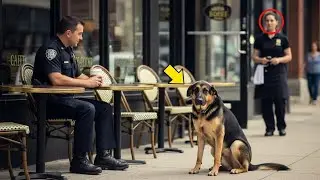 When a Lonely Dog Cried Outside a Caf&eacute;, No One Noticed&mdash;Until an Officer Did