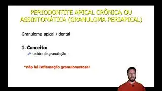 Doenças periapicais: granuloma periapical