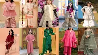 BABY GIRL FANCY EID DRESSES 2025 | LITTLE GIRLFANCY EID DRESS DESIGNS KIDS PAKISTANI DRESS DESIGN