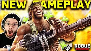I USED THE MINI GUN FOR THE FIRST TIME! NEW ROGUE COMPANY CHARACTER IS INSANE|Rogue Company Gameplay