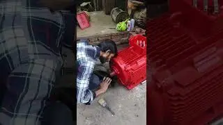 50hp 2800rpm Motor Make Over..#motor #electric #farmer #machine #love #hardwork #agriculture #kisan