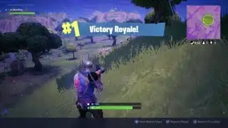 First Solo Fortnite Win On Christmas!!