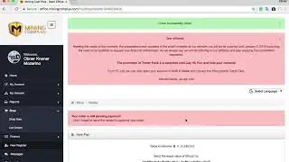 Mining Coin Plus - How to pay monthly fee