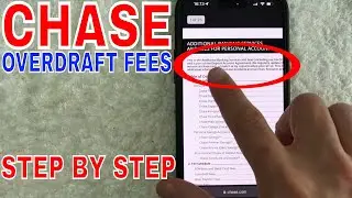 ✅ Chase Overdraft Fees 🔴