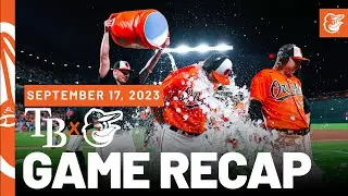 Rays vs. Orioles Game Recap (9/17/23) | MLB Highlights | Baltimore Orioles