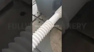 plastic extruder machine for folding corrugated pipe#extruder #plasticmachinery
