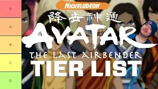 LIVE! Tier List Ranking Over 60 Avatar The Last Airbender Characters!