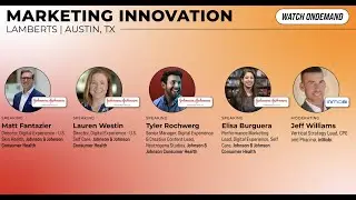 Brand Innovators Marketing Innovation in Austin Day 3: Johnson & Johnson Consumer Health Patio Panel
