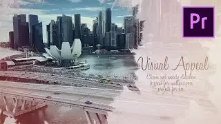 Free Template Professional Watercolor Ink Drop Slideshow Premiere Pro