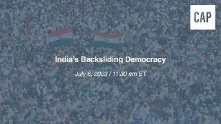 India&rsquo;s Backsliding Democracy