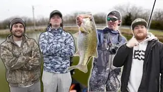 Urban Fishing 2V2 CHALLENGE On TRASHY Lake!