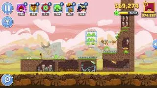 Турнир 1-го уровня Angry Birds Friends 1641, три звезды, без бонусов, прохождение 2025-11-03