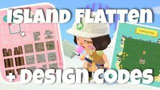 Flattening My Animal Crossing Island and Looking For Custom Design Codes // Honeycrisp #12