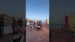 Drum Circle in Aguda jail Candolim goa