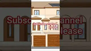 #2Dto3D#FrontElevation#AutoCAD#3DDesign#HouseDesign