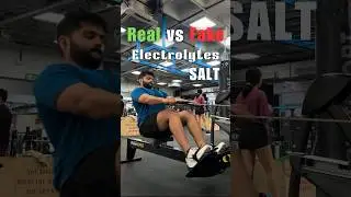 Real Vs Fake Electrolytes Salt #dehydration #running #fitness
