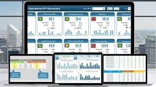 Hospital Operations KPI Scorecard in Excel